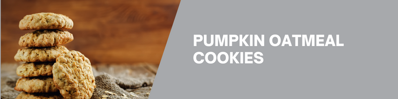 Pumpkin Spice Oatmeal Cookies