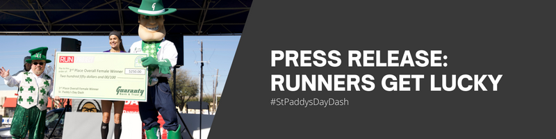 Press Release: Runners Get Lucky With New Course, New Prizes and New Partnerships at St. Paddy’s Day Dash Down Greenville 5K