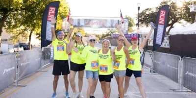 Grace Ward and friends at Fort Worth Oktoberfest